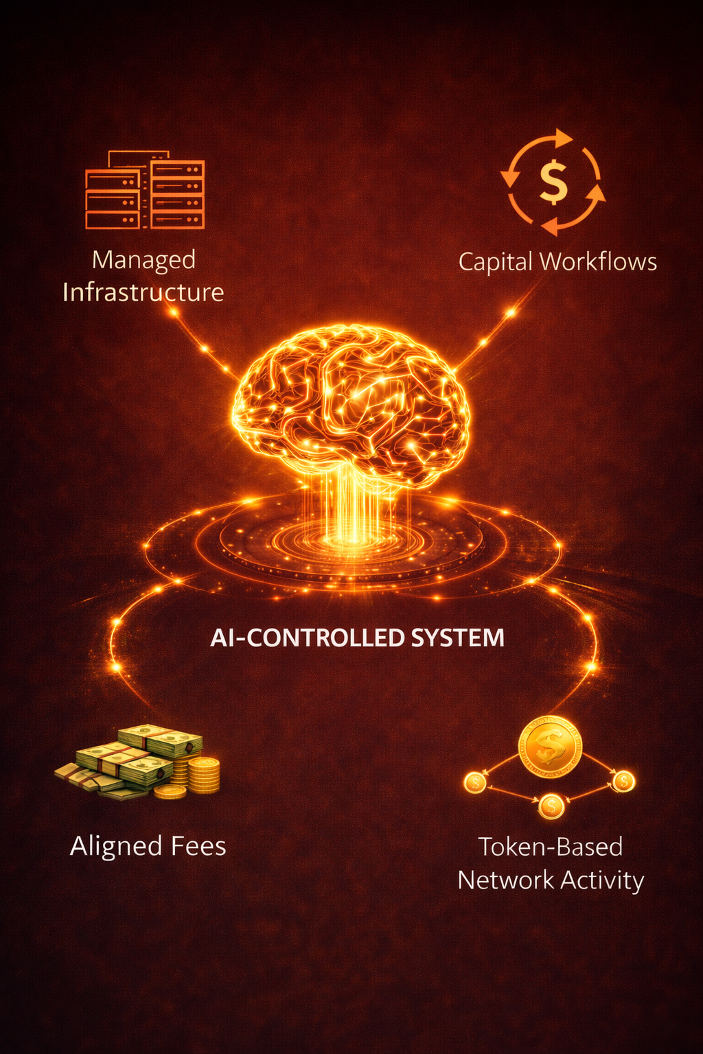 AI-controlled financial management system interface